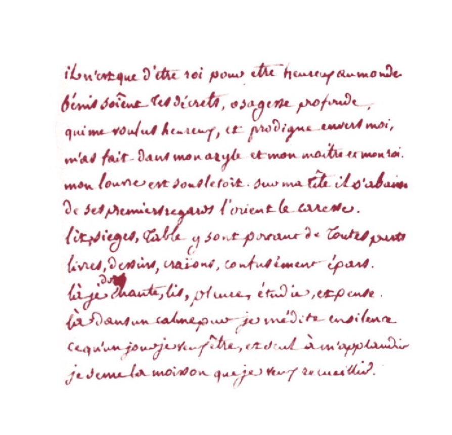 manuscrit Chénier une